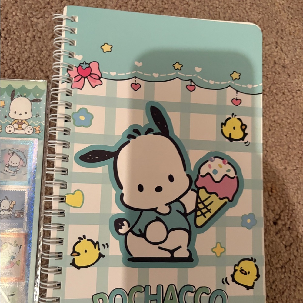 NWOT Sanrio extra large pochacco bag and more stationary bundle - Picture 7 of 13